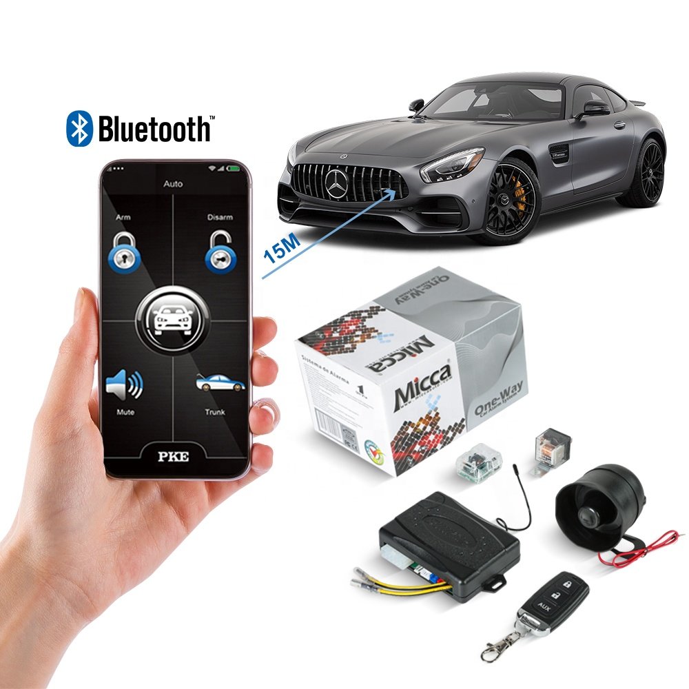 OW250BT MICCA Rolling Code 1way Car Alarm System with 2 Channel Receiver 2 Button Transmitter